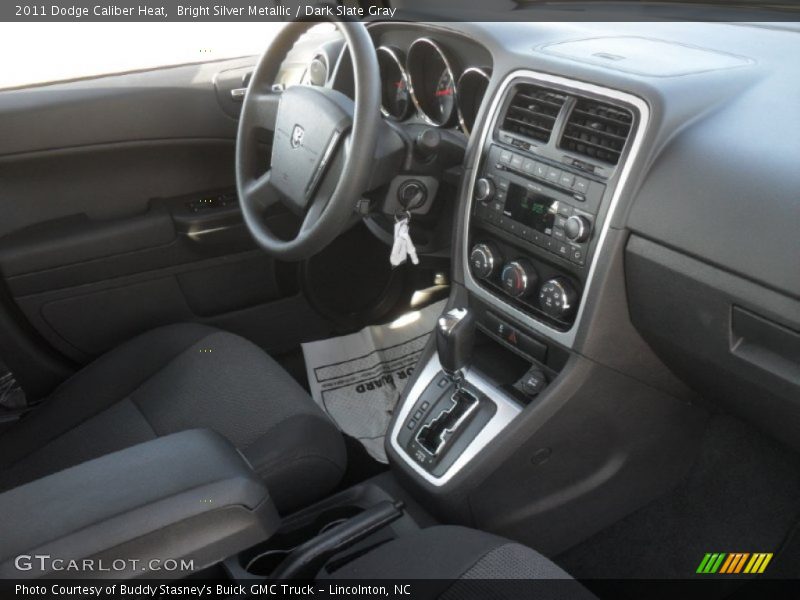 Bright Silver Metallic / Dark Slate Gray 2011 Dodge Caliber Heat