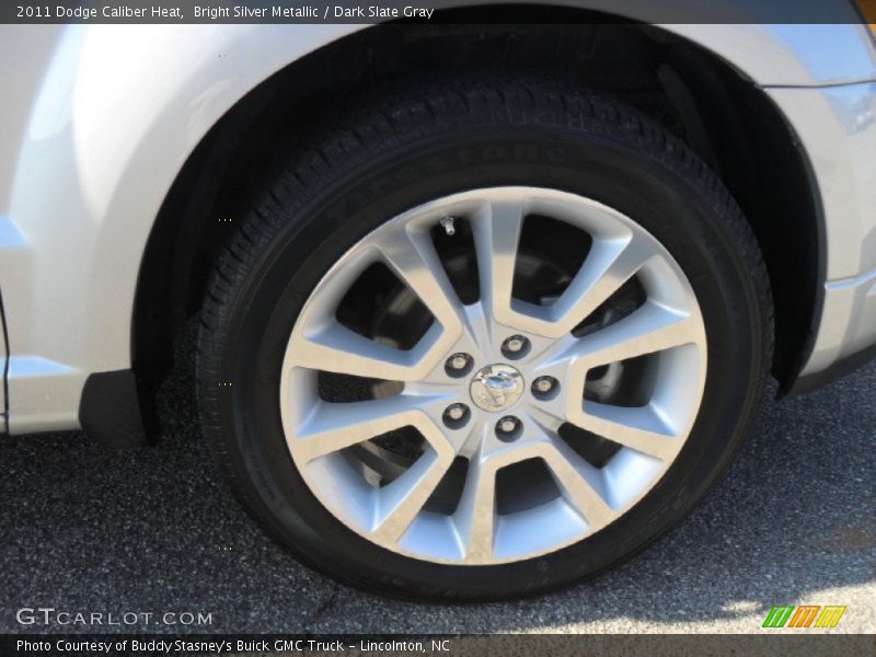 Bright Silver Metallic / Dark Slate Gray 2011 Dodge Caliber Heat