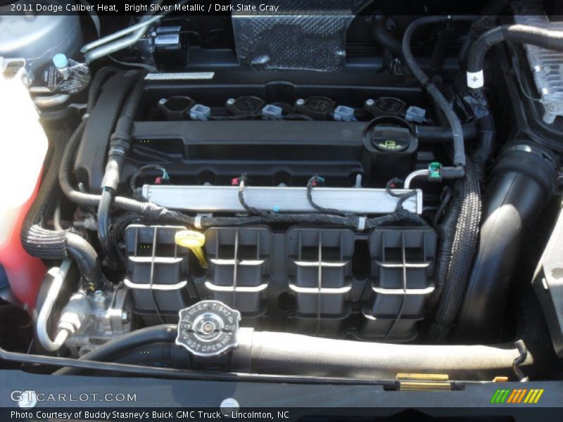 Bright Silver Metallic / Dark Slate Gray 2011 Dodge Caliber Heat