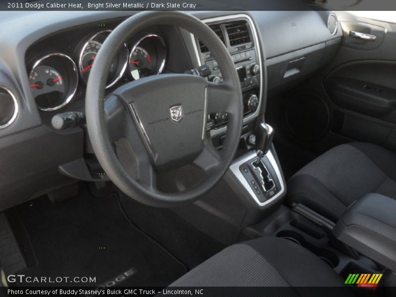 Bright Silver Metallic / Dark Slate Gray 2011 Dodge Caliber Heat