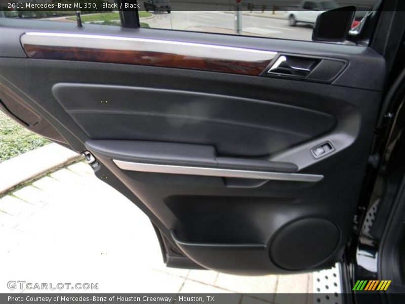 Black / Black 2011 Mercedes-Benz ML 350