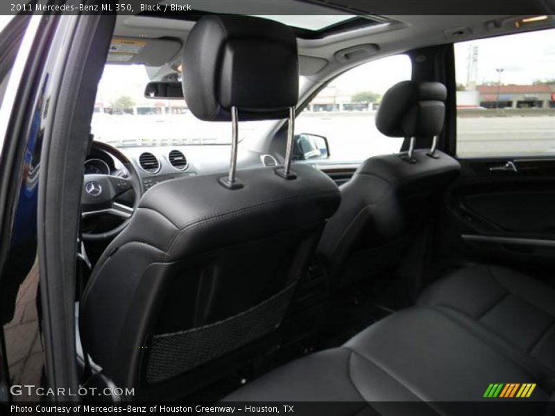Black / Black 2011 Mercedes-Benz ML 350
