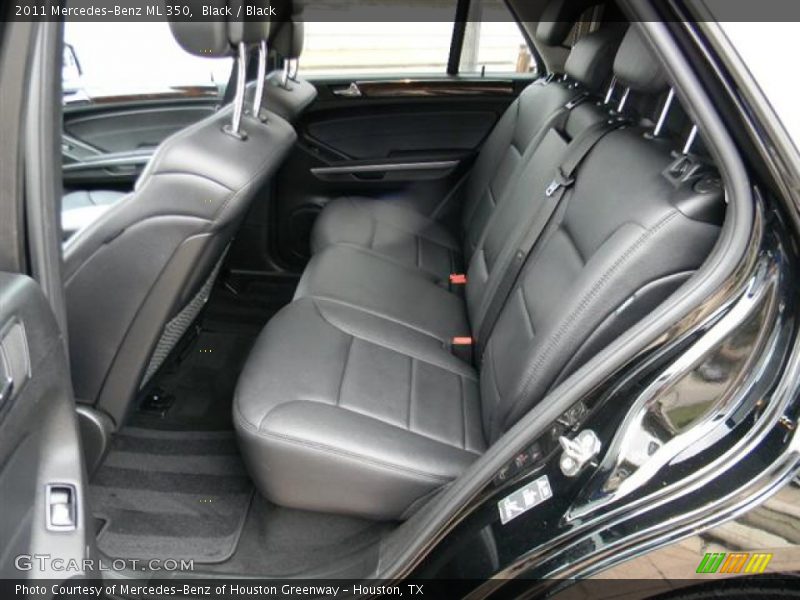 Black / Black 2011 Mercedes-Benz ML 350