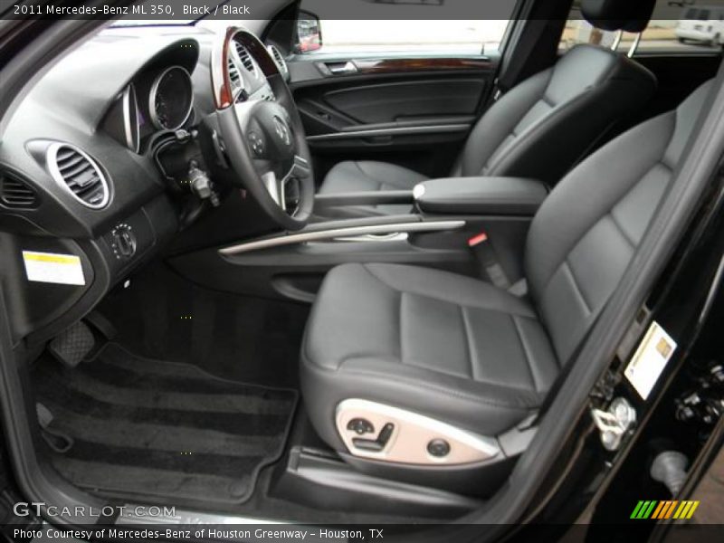 Black / Black 2011 Mercedes-Benz ML 350