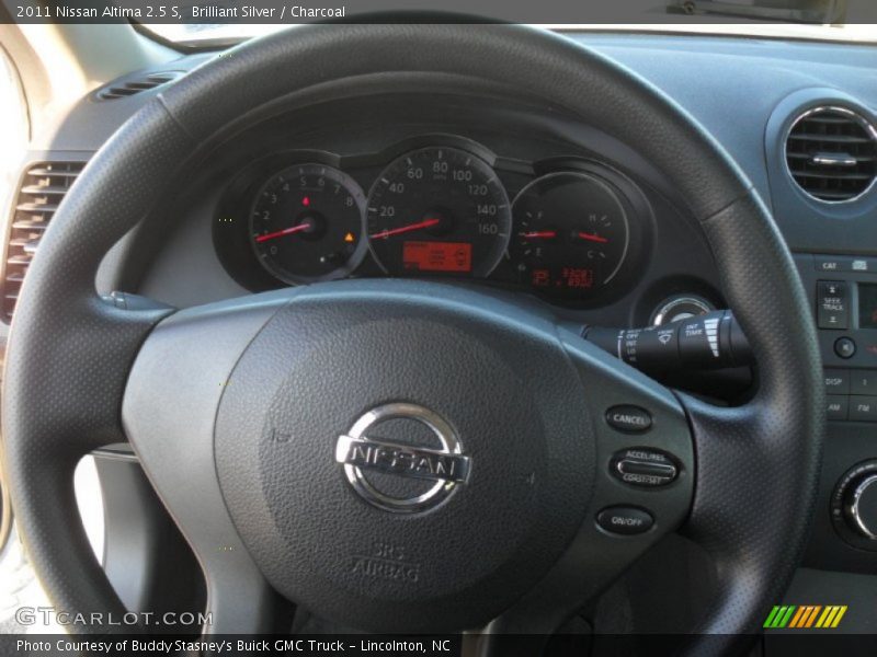 Brilliant Silver / Charcoal 2011 Nissan Altima 2.5 S