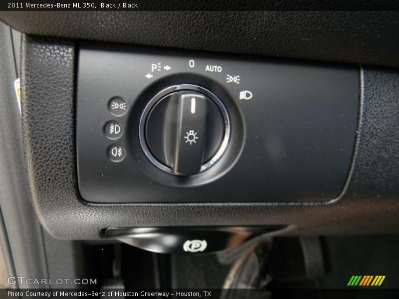 Black / Black 2011 Mercedes-Benz ML 350