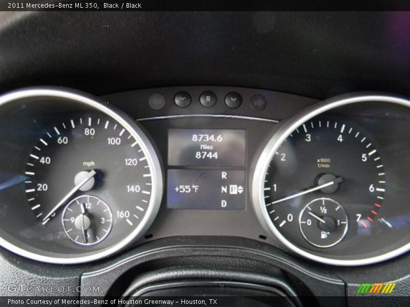 Black / Black 2011 Mercedes-Benz ML 350