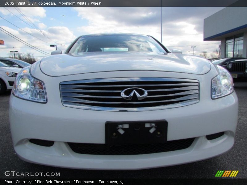 Moonlight White / Wheat 2009 Infiniti G 37 x S Sedan