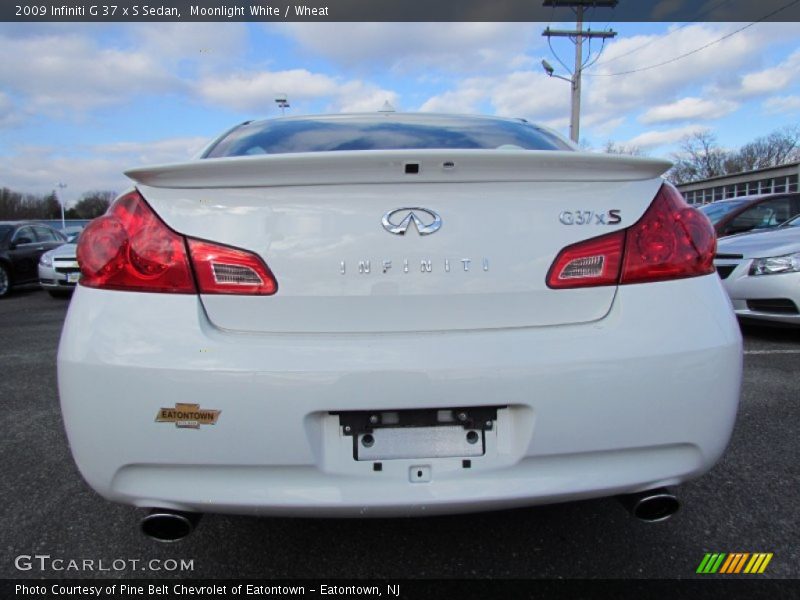 Moonlight White / Wheat 2009 Infiniti G 37 x S Sedan