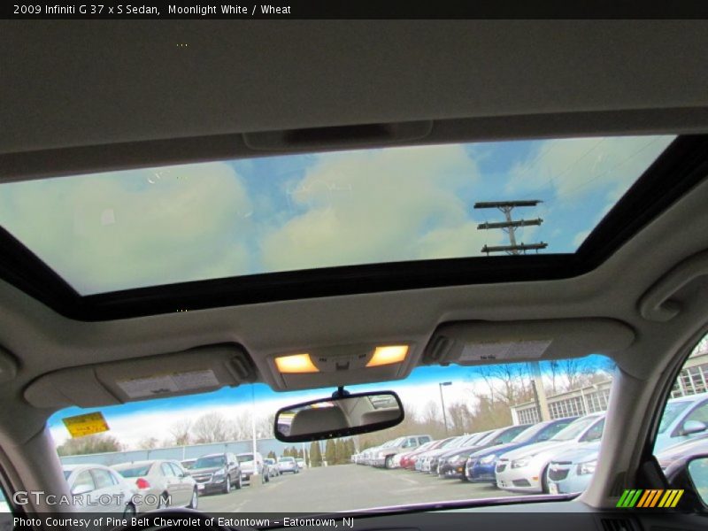 Moonlight White / Wheat 2009 Infiniti G 37 x S Sedan