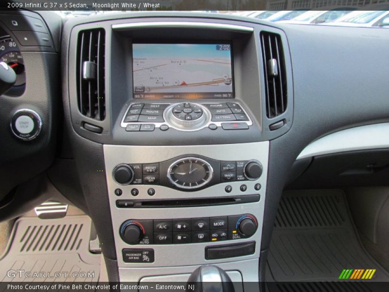 Navigation of 2009 G 37 x S Sedan