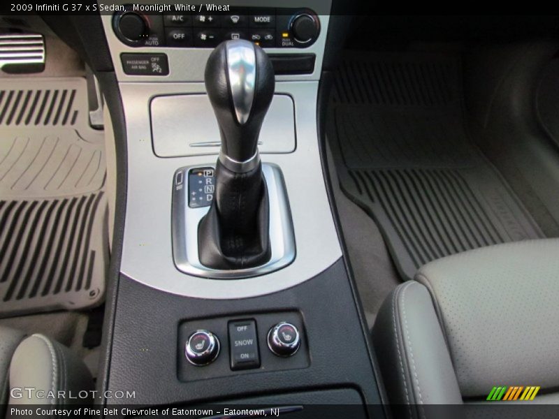  2009 G 37 x S Sedan 7 Speed ASC Automatic Shifter