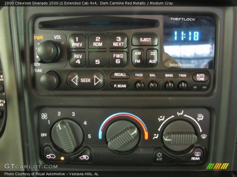 Audio System of 2000 Silverado 1500 LS Extended Cab 4x4