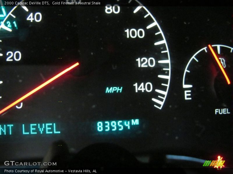 Gold Firemist / Neutral Shale 2000 Cadillac DeVille DTS