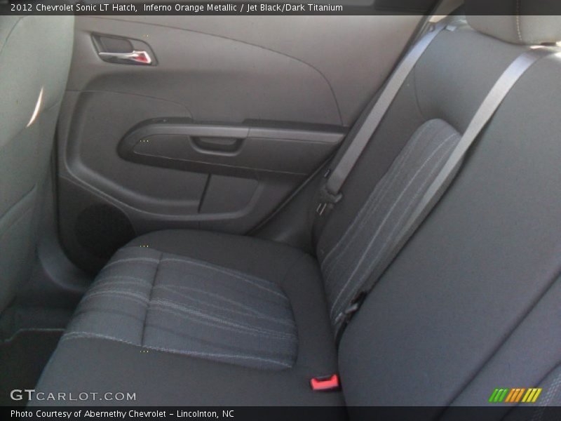 Inferno Orange Metallic / Jet Black/Dark Titanium 2012 Chevrolet Sonic LT Hatch