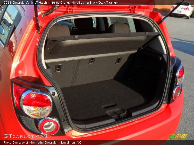 Inferno Orange Metallic / Jet Black/Dark Titanium 2012 Chevrolet Sonic LT Hatch