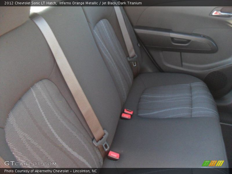 Inferno Orange Metallic / Jet Black/Dark Titanium 2012 Chevrolet Sonic LT Hatch