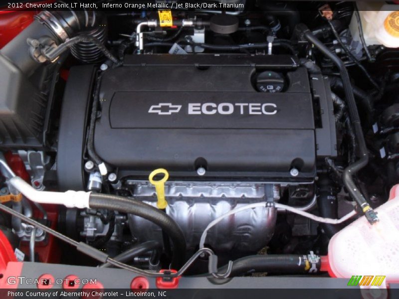 Inferno Orange Metallic / Jet Black/Dark Titanium 2012 Chevrolet Sonic LT Hatch
