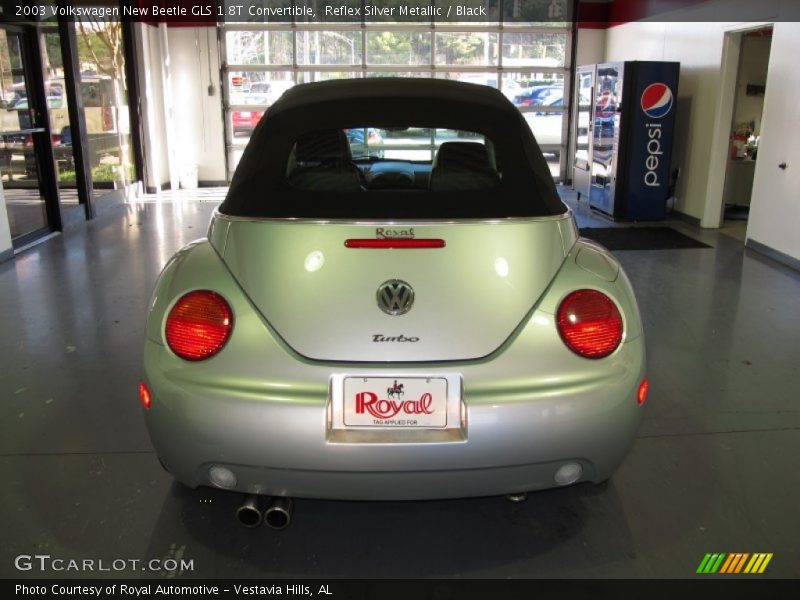 Reflex Silver Metallic / Black 2003 Volkswagen New Beetle GLS 1.8T Convertible