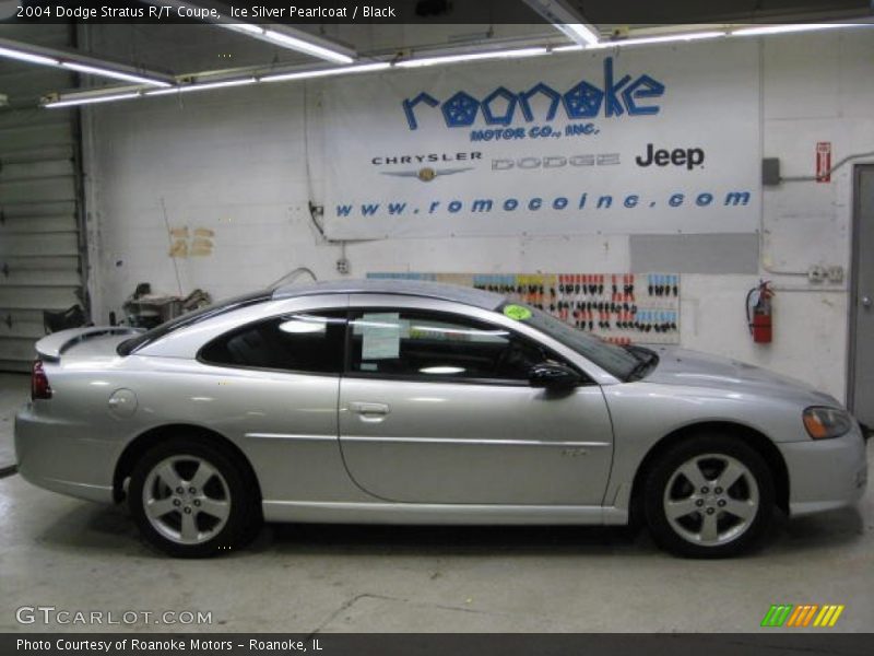Ice Silver Pearlcoat / Black 2004 Dodge Stratus R/T Coupe