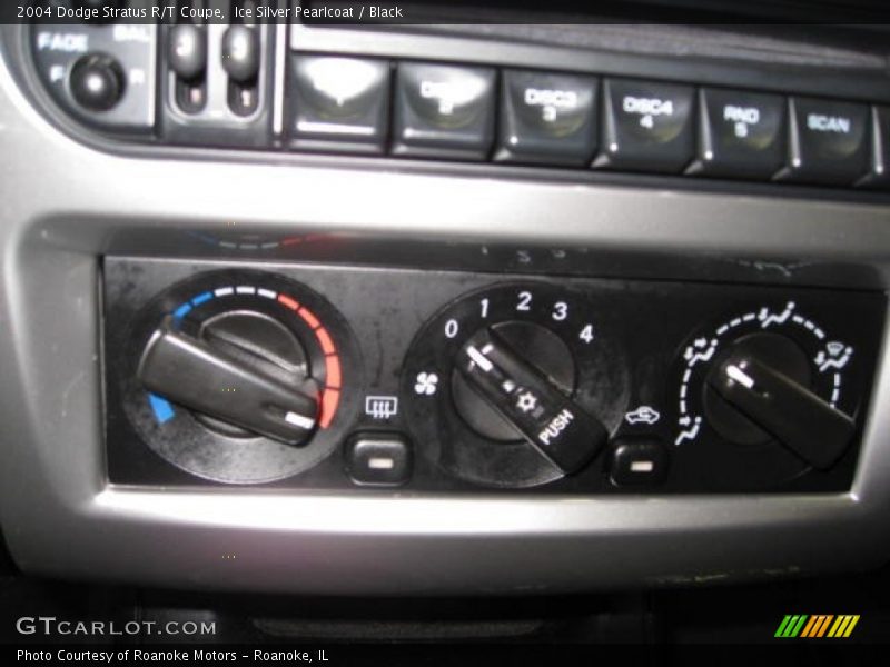 Controls of 2004 Stratus R/T Coupe