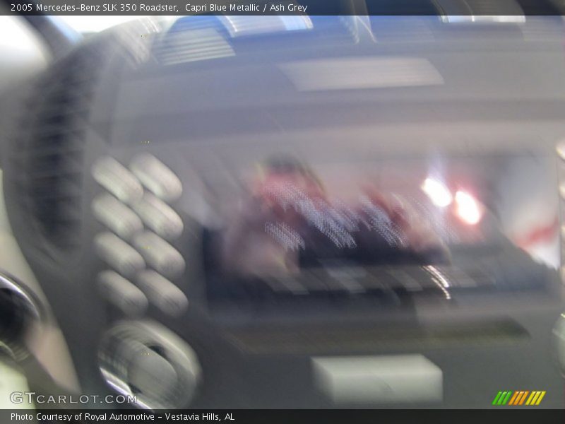 Capri Blue Metallic / Ash Grey 2005 Mercedes-Benz SLK 350 Roadster