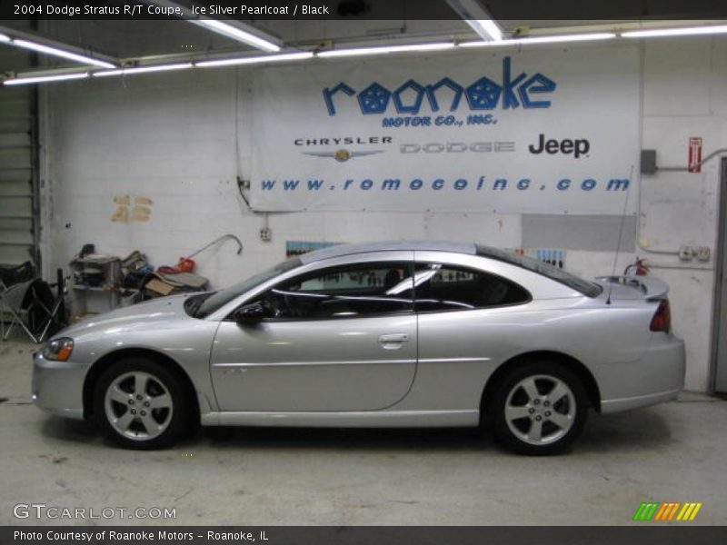Ice Silver Pearlcoat / Black 2004 Dodge Stratus R/T Coupe