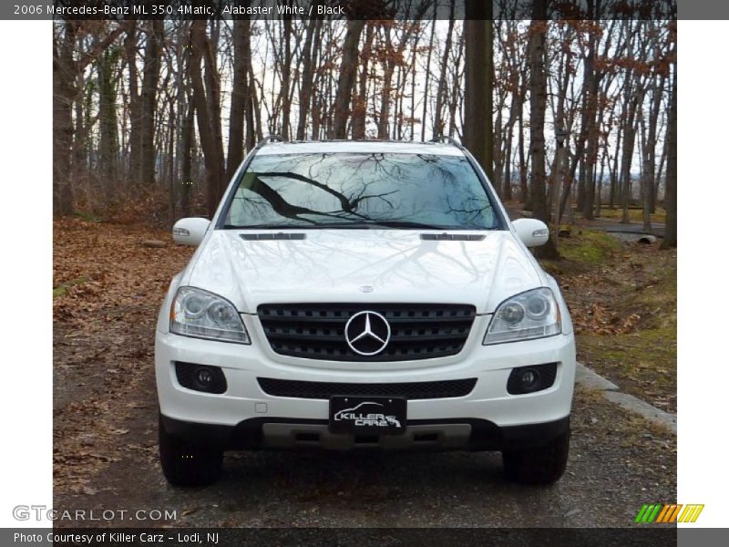 Alabaster White / Black 2006 Mercedes-Benz ML 350 4Matic