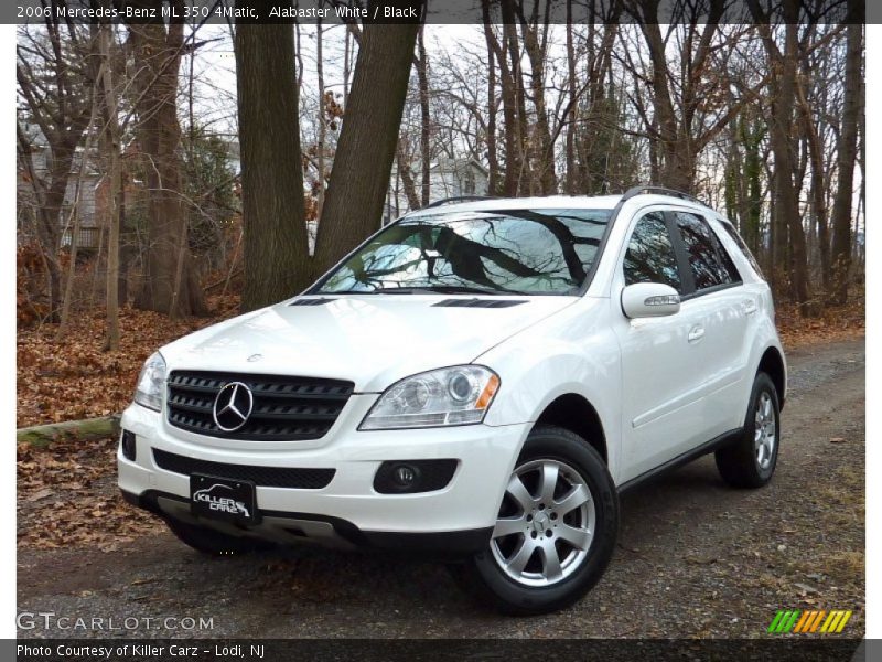 Alabaster White / Black 2006 Mercedes-Benz ML 350 4Matic