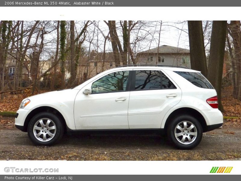 Alabaster White / Black 2006 Mercedes-Benz ML 350 4Matic