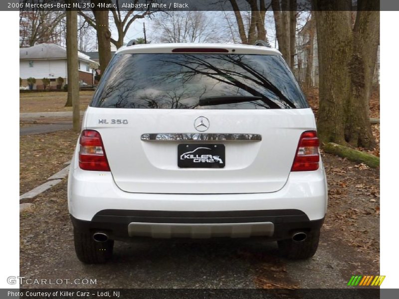 Alabaster White / Black 2006 Mercedes-Benz ML 350 4Matic