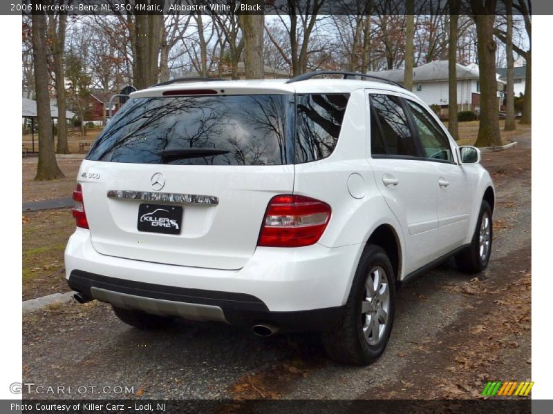Alabaster White / Black 2006 Mercedes-Benz ML 350 4Matic