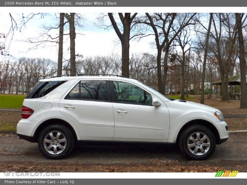 Alabaster White / Black 2006 Mercedes-Benz ML 350 4Matic