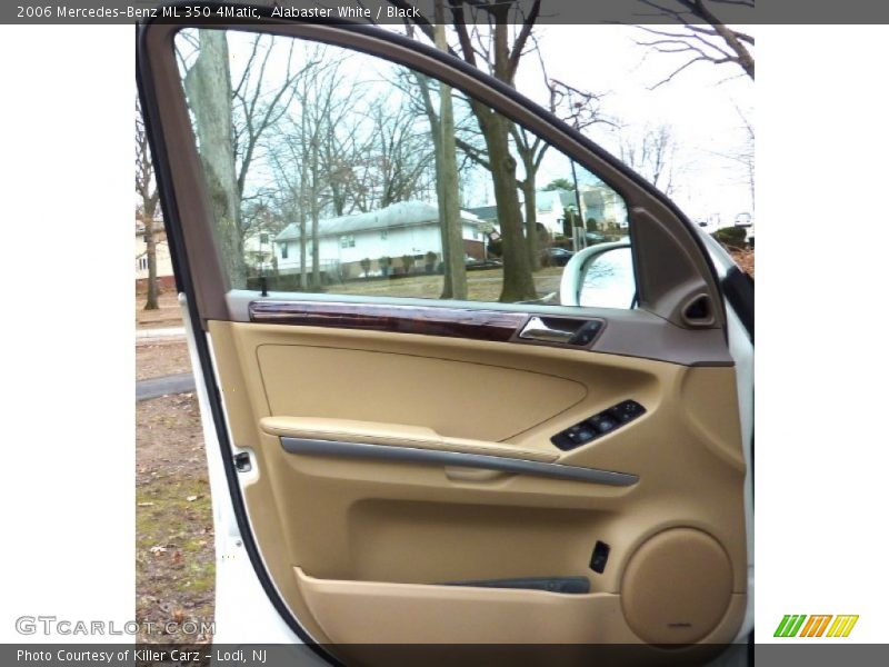 Alabaster White / Black 2006 Mercedes-Benz ML 350 4Matic