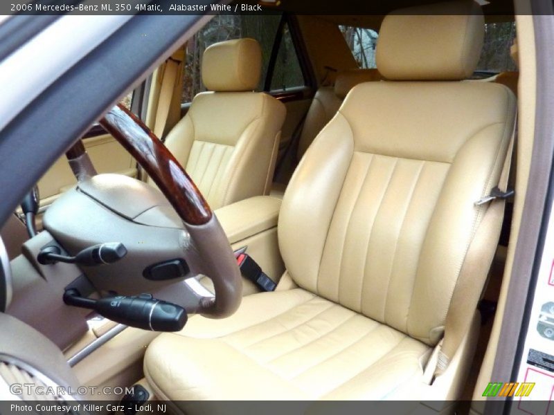 Alabaster White / Black 2006 Mercedes-Benz ML 350 4Matic