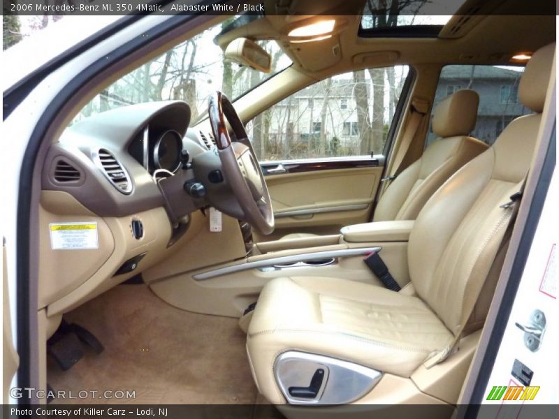 Alabaster White / Black 2006 Mercedes-Benz ML 350 4Matic