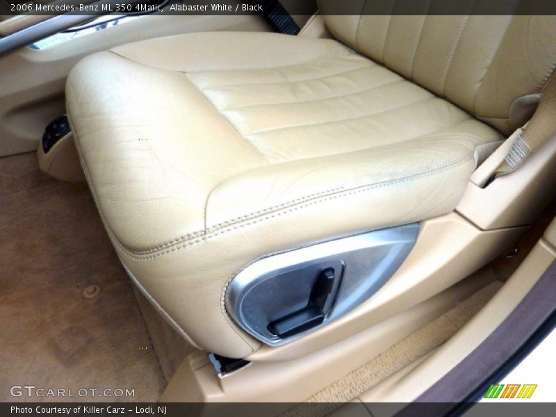 Alabaster White / Black 2006 Mercedes-Benz ML 350 4Matic