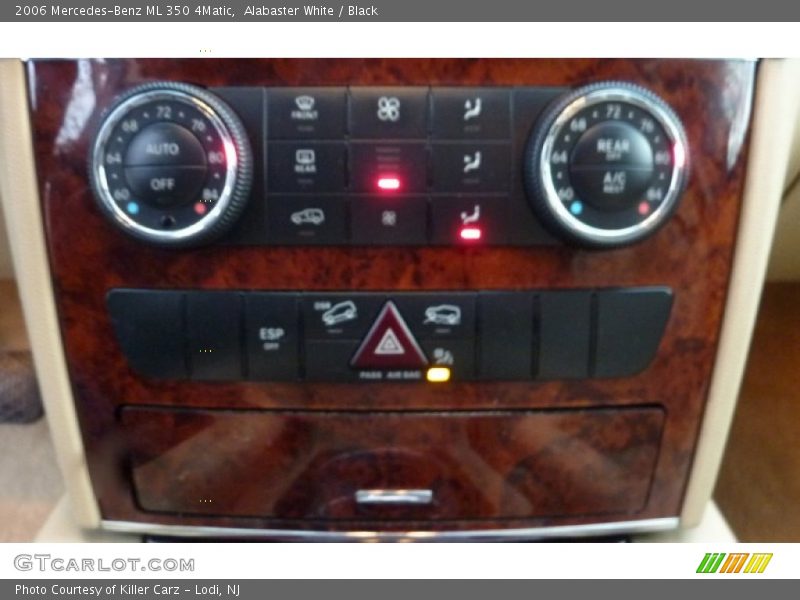 Alabaster White / Black 2006 Mercedes-Benz ML 350 4Matic