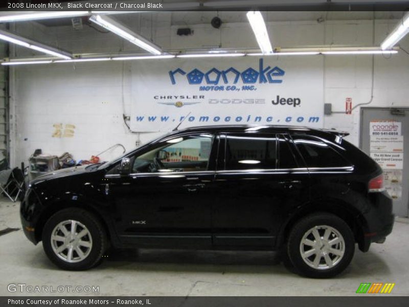 Black Clearcoat / Charcoal Black 2008 Lincoln MKX