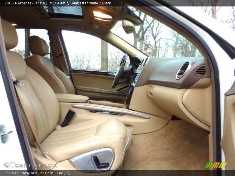 Alabaster White / Black 2006 Mercedes-Benz ML 350 4Matic