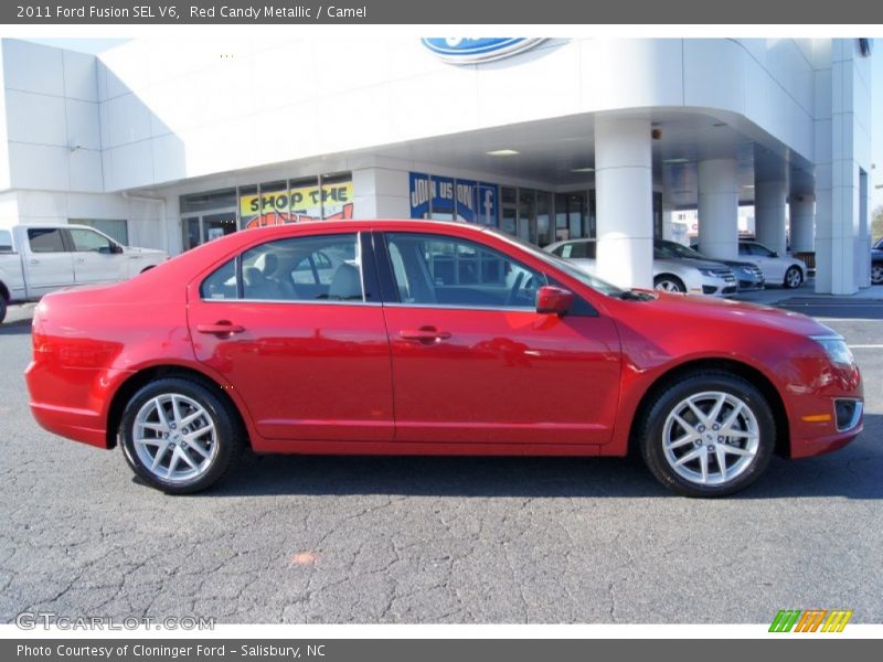 2011 Fusion SEL V6 Red Candy Metallic