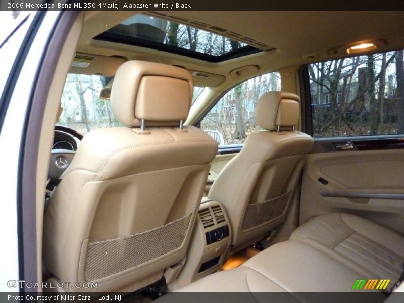 Alabaster White / Black 2006 Mercedes-Benz ML 350 4Matic