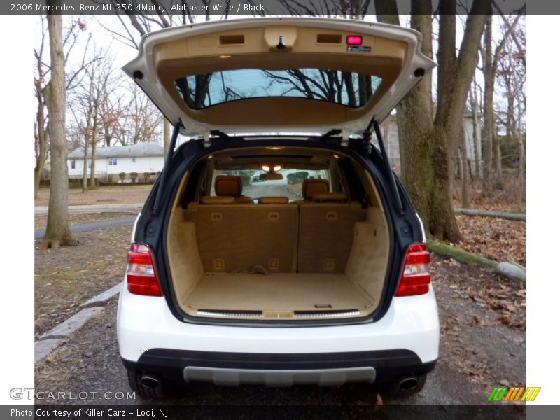 Alabaster White / Black 2006 Mercedes-Benz ML 350 4Matic