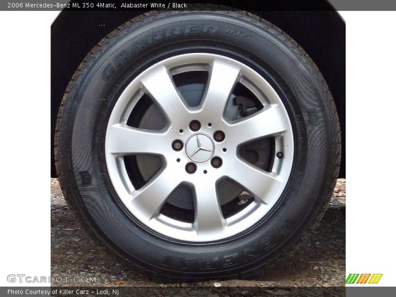 Alabaster White / Black 2006 Mercedes-Benz ML 350 4Matic
