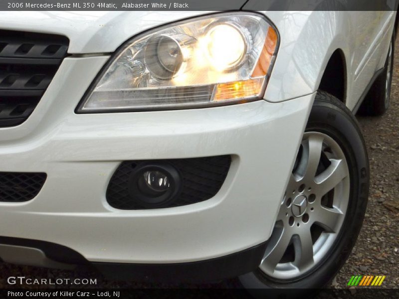 Alabaster White / Black 2006 Mercedes-Benz ML 350 4Matic