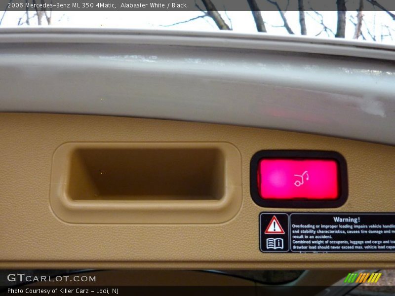 Alabaster White / Black 2006 Mercedes-Benz ML 350 4Matic