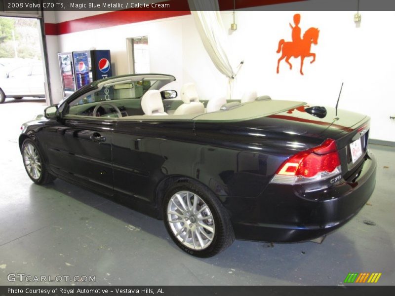 Magic Blue Metallic / Calcite Cream 2008 Volvo C70 T5
