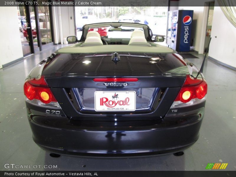 Magic Blue Metallic / Calcite Cream 2008 Volvo C70 T5