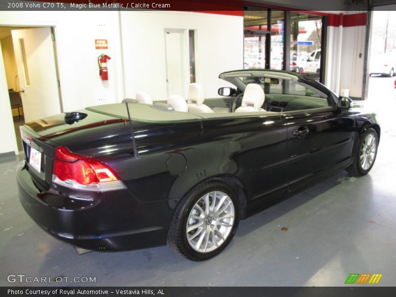 Magic Blue Metallic / Calcite Cream 2008 Volvo C70 T5