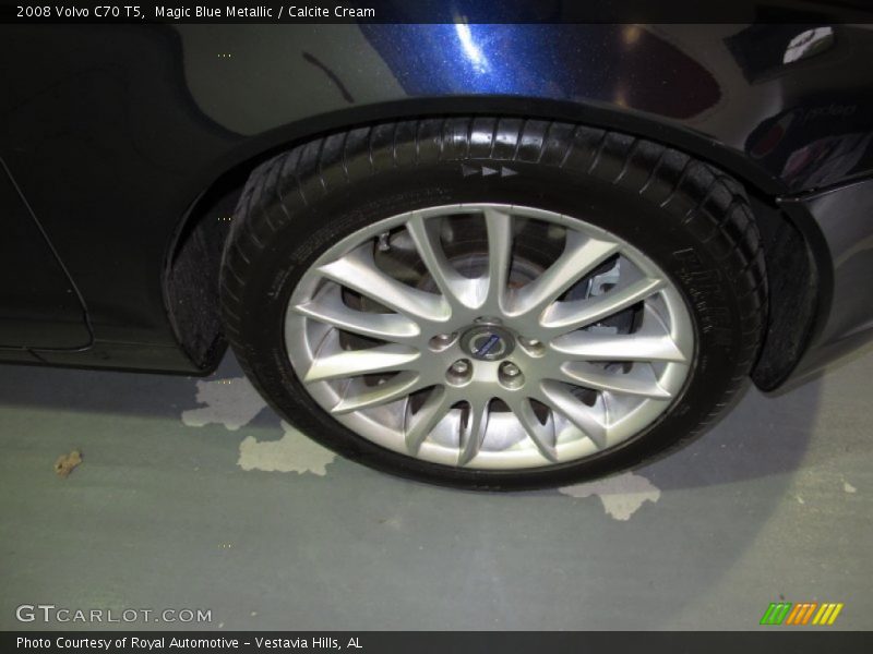 Magic Blue Metallic / Calcite Cream 2008 Volvo C70 T5